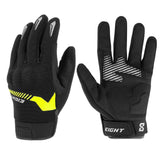 Summer motorcycle gloves Black/Red - CE approved