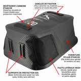 Motorradrucksack aus Carbon - XGP