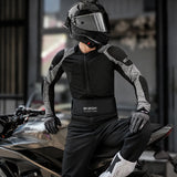 Gilet moto homme été — CE Niveau 2 + Ceinture Lombaire | EIZOX™ ADVENTURE