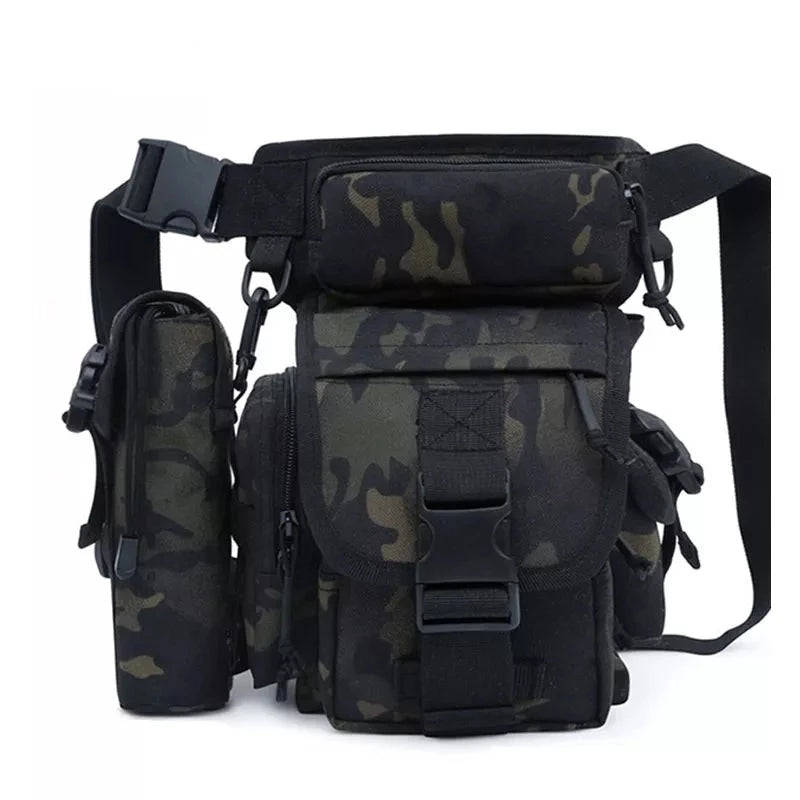 Sacoche de jambe militaire Tactique - LE PRATIQUE DU MOTARD