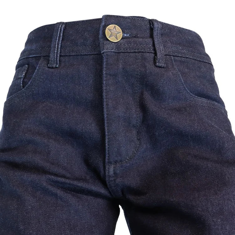 Pantalon Moto Femme en Jean PARKER™ - Homologué AA & Style Denim - LE PRATIQUE DU MOTARD