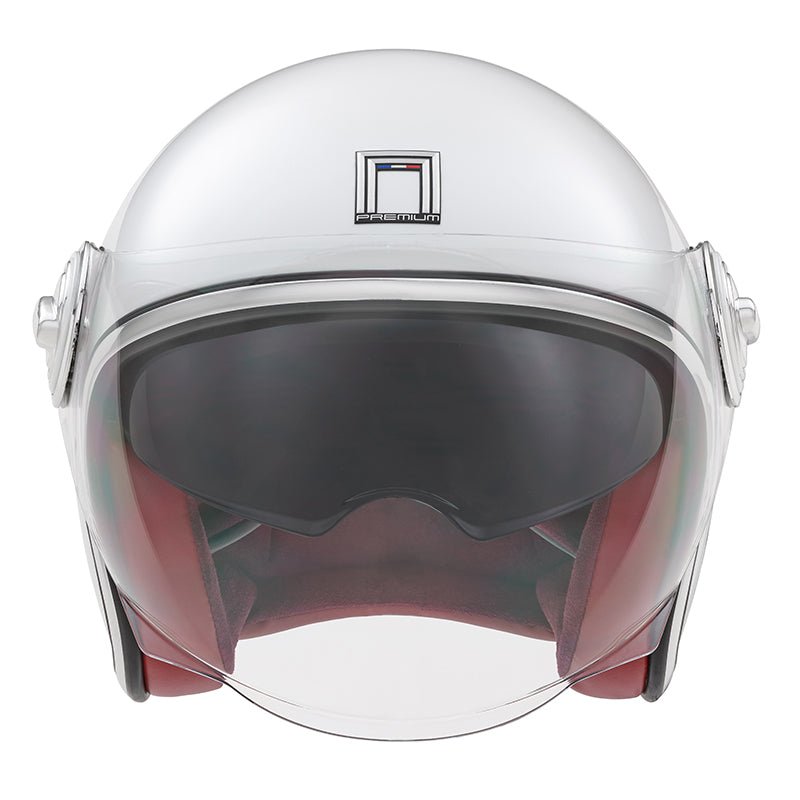 Casque Moto Jet Heritage Blanc Perle | NOX - LE PRATIQUE DU MOTARD