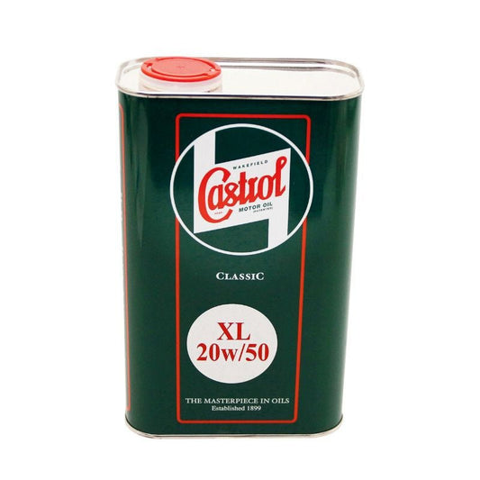HUILE MOTEUR 4 TEMPS CASTROL CLASSIC XL 20W50 (1 L) POUR VEHICULES AVANT 1980 - LE PRATIQUE DU MOTARD