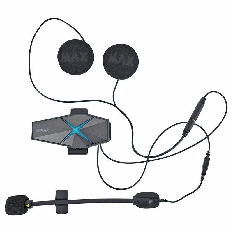 Intercom Moto ASMAX F1 Plus – MESH et Bluetooth 5.3, 10 Pilotes, 15 km, Son HD - LE PRATIQUE DU MOTARD