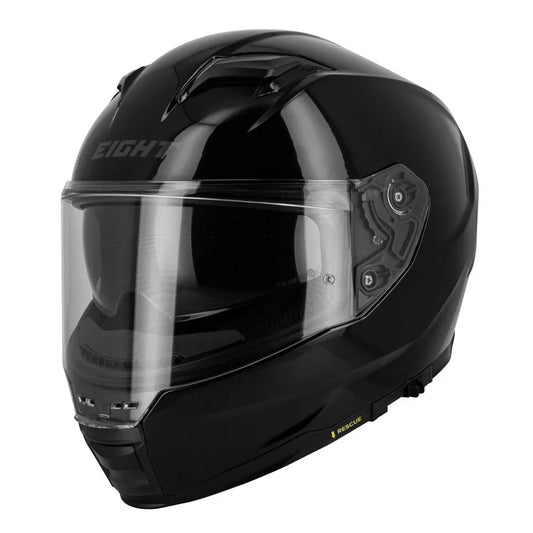 Gelber Motorrad-Integralhelm
