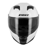 Gelber Motorrad-Integralhelm