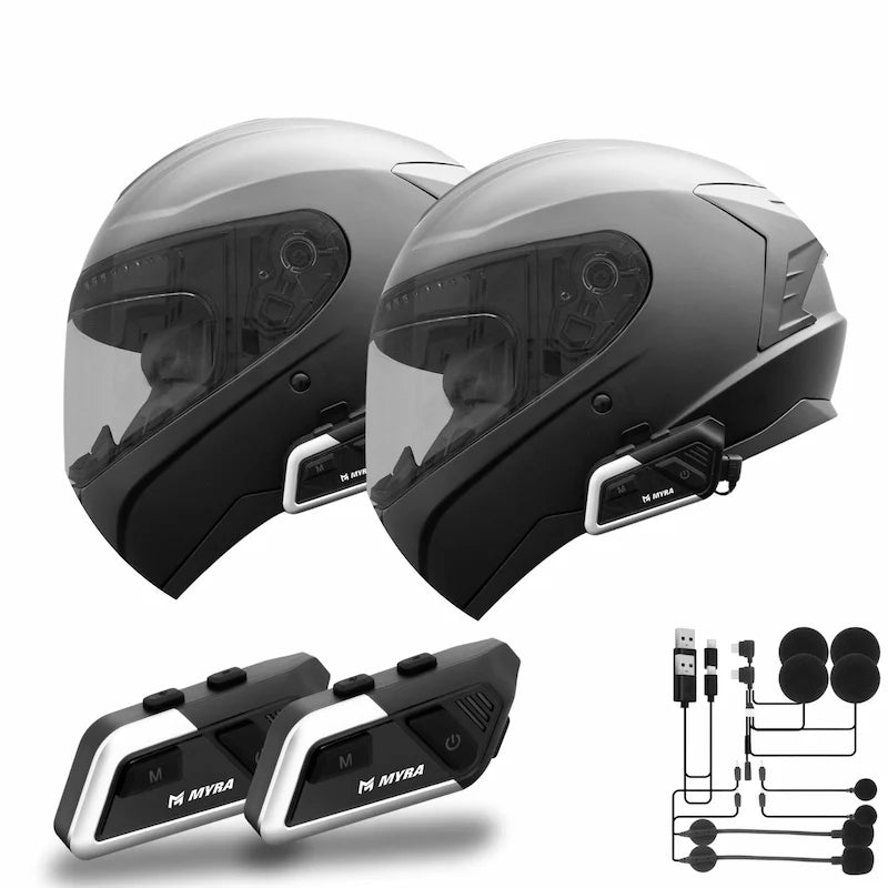 Intercom Bluetooth Moto Duo M500 – Casque pilote & passager - LE PRATIQUE DU MOTARD