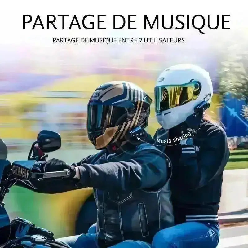 Intercom casque moto bluetooth LEXIN - 10 pilotes - Le Pratique du Motard