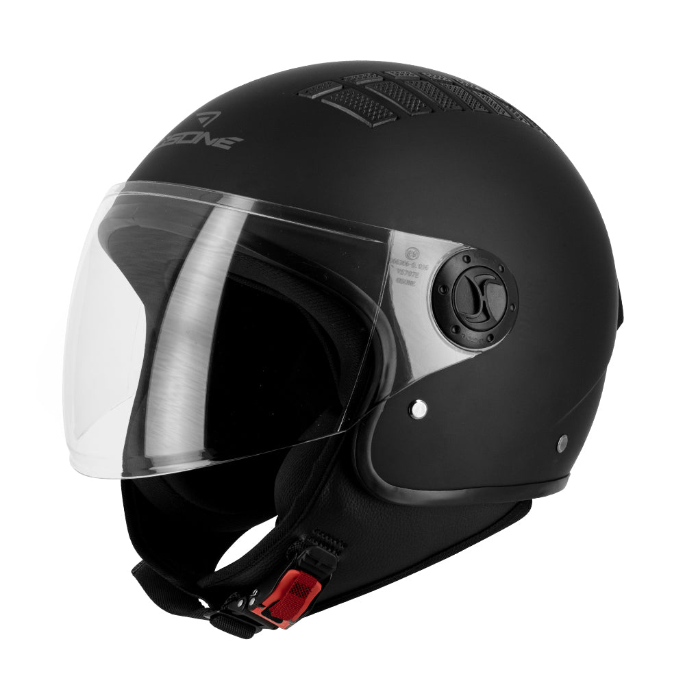 Casque Jet Noir Mat CITIZEN — Scooter & Moto | Homologué ECE R22 - 06 - LE PRATIQUE DU MOTARD