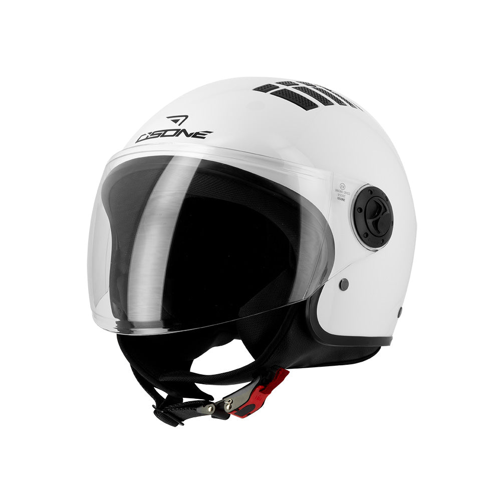 Casque Jet Blanc Brillant CITIZEN — Homologué ECE R22 - 06 - LE PRATIQUE DU MOTARD