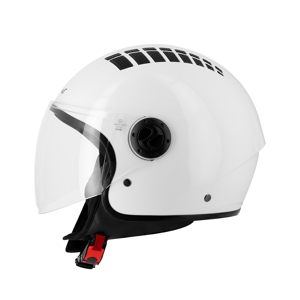 Casque Jet Blanc Brillant CITIZEN — Homologué ECE R22 - 06 - LE PRATIQUE DU MOTARD
