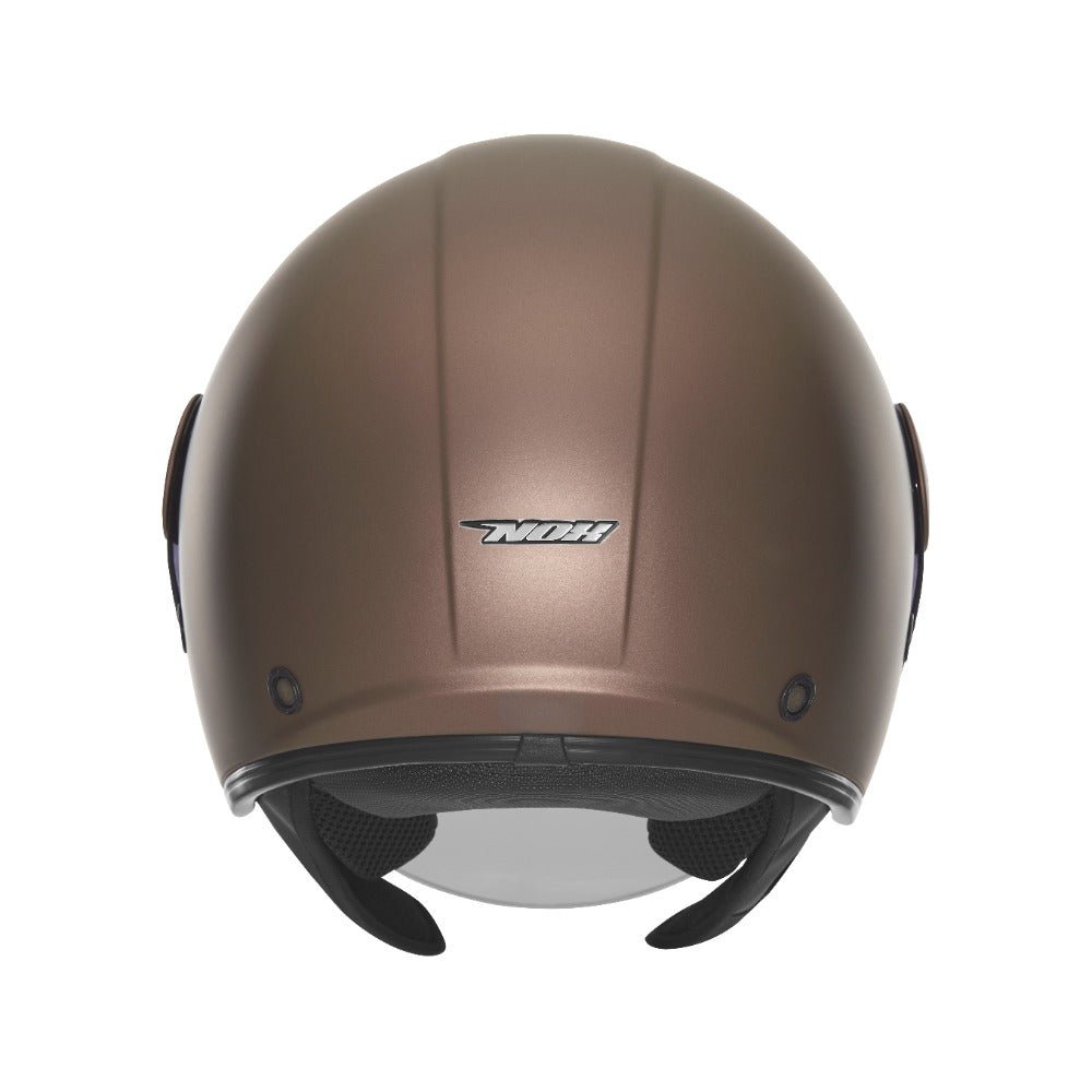 Casque Moto Jet N182 Bronze Mat | NOX - LE PRATIQUE DU MOTARD