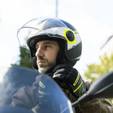 Casque Moto Jet N182 Round Noir Mat Jaune Fluo | NOX - LE PRATIQUE DU MOTARD