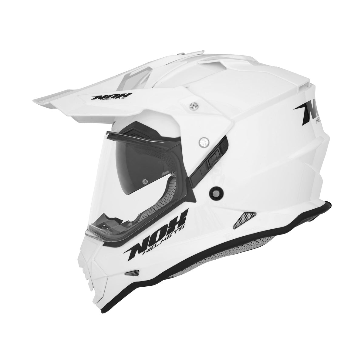 Casque Moto Cross N312 Blanc Perle | NOX - LE PRATIQUE DU MOTARD