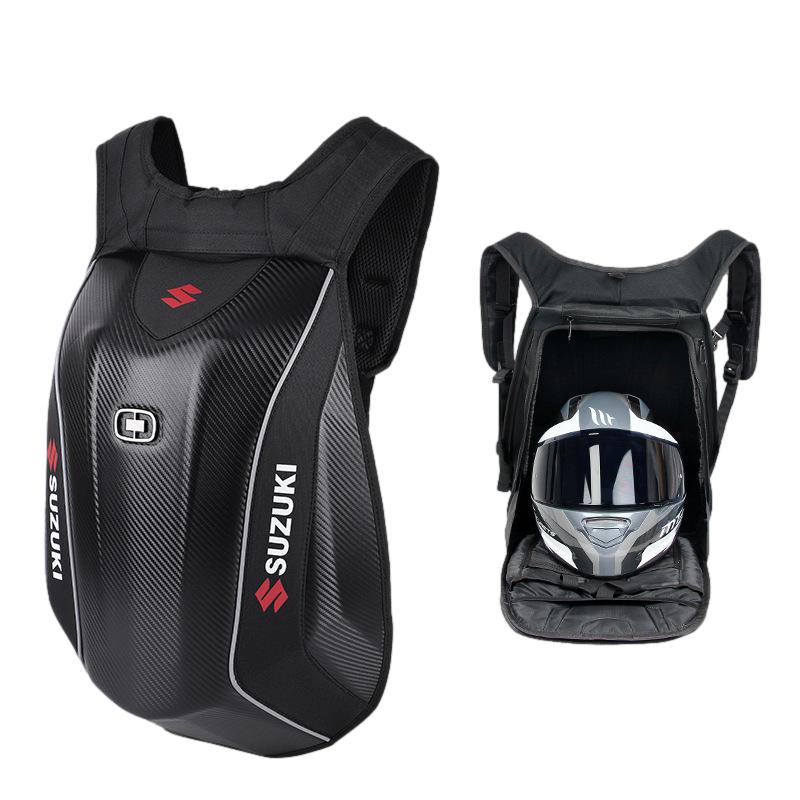 Sac à dos pour moto sportive | Design Suzuki - LE PRATIQUE DU MOTARD