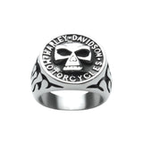 Biker ring 1% 1st (Silver)
