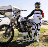 Tenue motocross blanche - LE PRATIQUE DU MOTARD