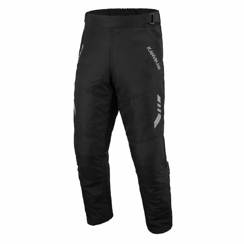 Surpantalon Moto Hiver coupe - vent et anti - pluie | All Road Pro™ - Noir /Beige - LE PRATIQUE DU MOTARD