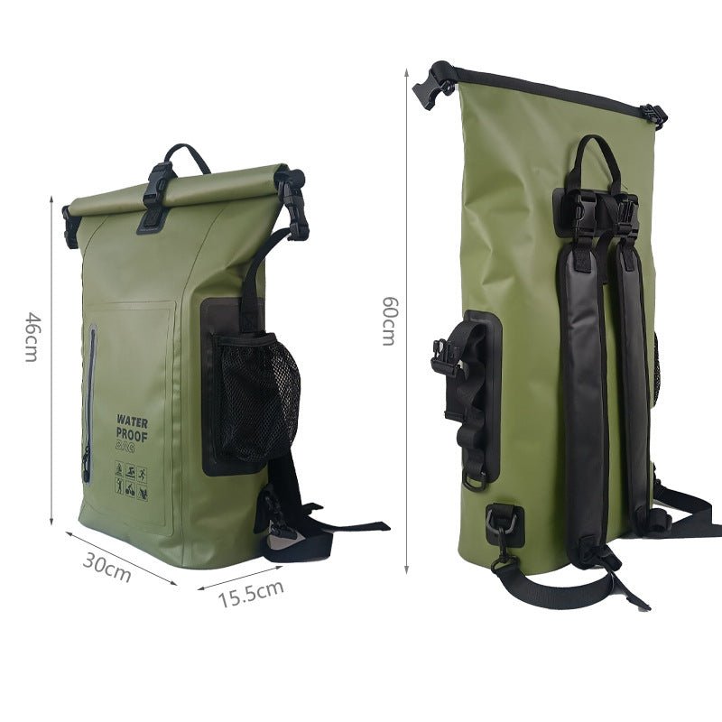 Sac à Dos Étanche 25L - 100% Imperméable Moto & Outdoor - LE PRATIQUE DU MOTARD