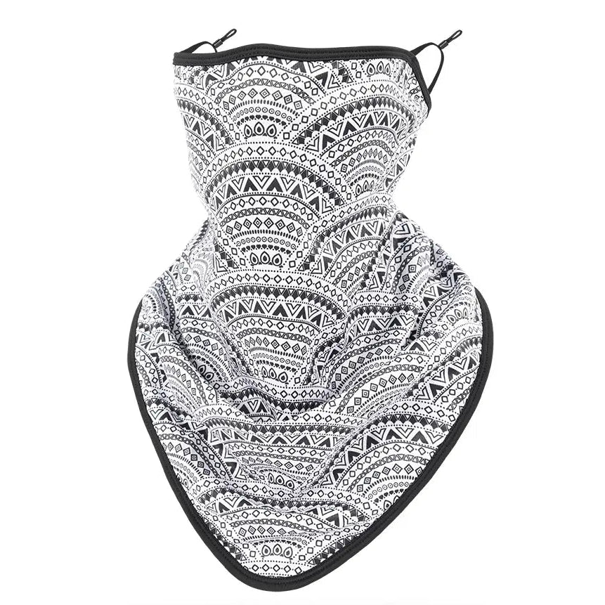 Tour de Cou Moto blanc et noir| GEOLINE - LE PRATIQUE DU MOTARD