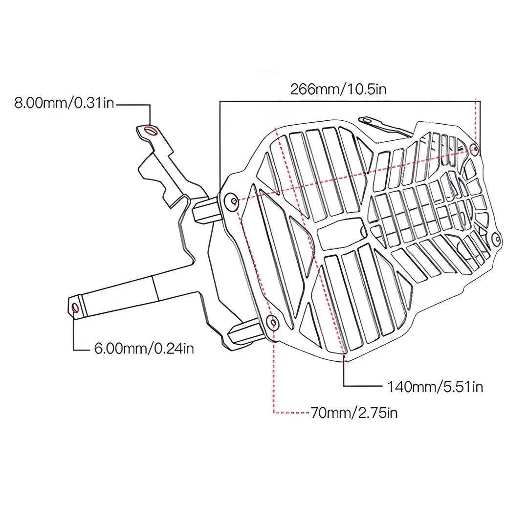 Grille de protection pour phare moto BMW R1200GS R1250GS ADV 13 - 22 - LE PRATIQUE DU MOTARD