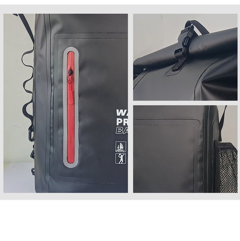 Sac à Dos Étanche 25L - 100% Imperméable Moto & Outdoor - LE PRATIQUE DU MOTARD