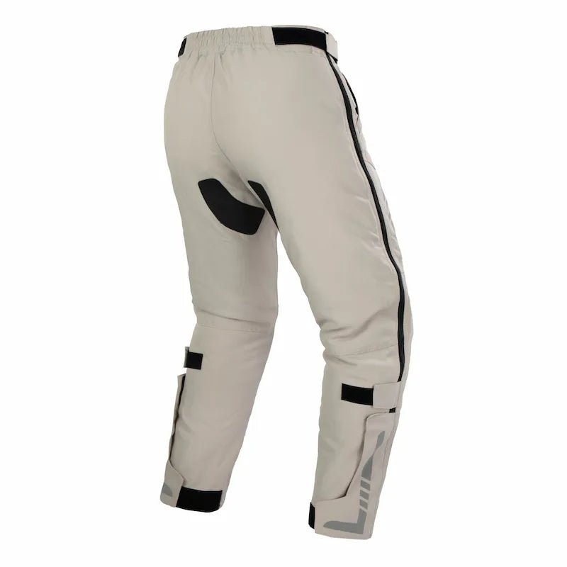 Surpantalon Moto Hiver coupe - vent et anti - pluie | All Road Pro™ - Noir /Beige - LE PRATIQUE DU MOTARD
