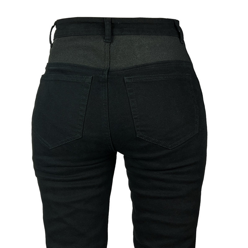 Pantalon moto femme été - VELOZA⹠Noir - LE PRATIQUE DU MOTARD
