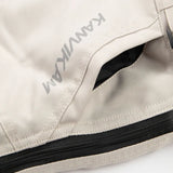 Surpantalon Moto Hiver coupe - vent et anti - pluie | All Road Pro™ - Noir /Beige - LE PRATIQUE DU MOTARD