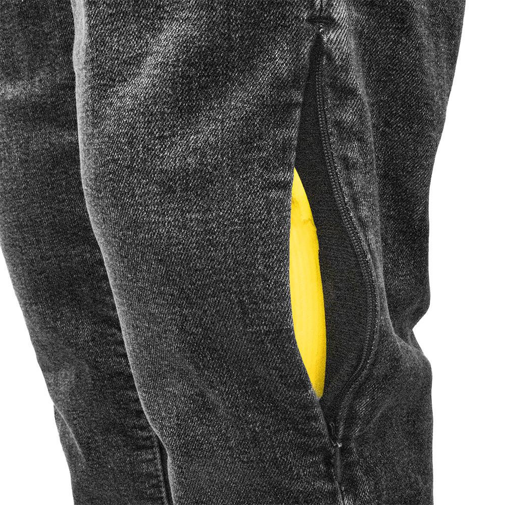 Jean Moto Homme Homologué AA — Coques Genoux et Hanches Incluses — ouverture zippée au genou