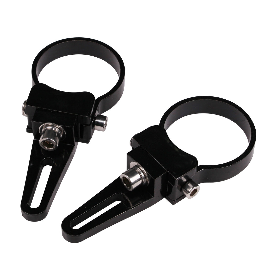 Fixation projecteur LED 44mm collier aluminium moto quad