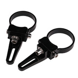Fixation projecteur LED 44mm collier aluminium moto quad