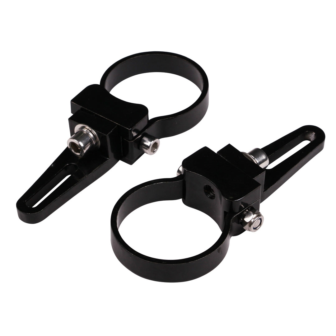 Fixation projecteur LED 51mm collier aluminium moto quad
