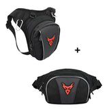 Sacoche de jambe + Sac banane motard multifonction