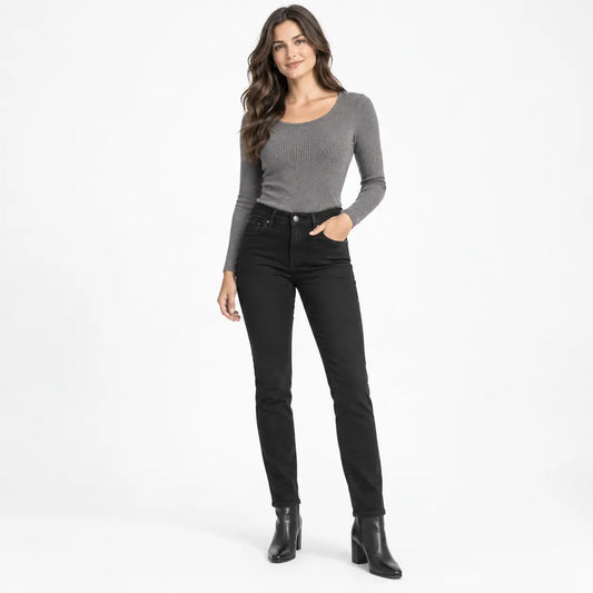 Jean Moto Femme Homologué AA — Coques Genoux et Hanches Incluses | ASFALT™