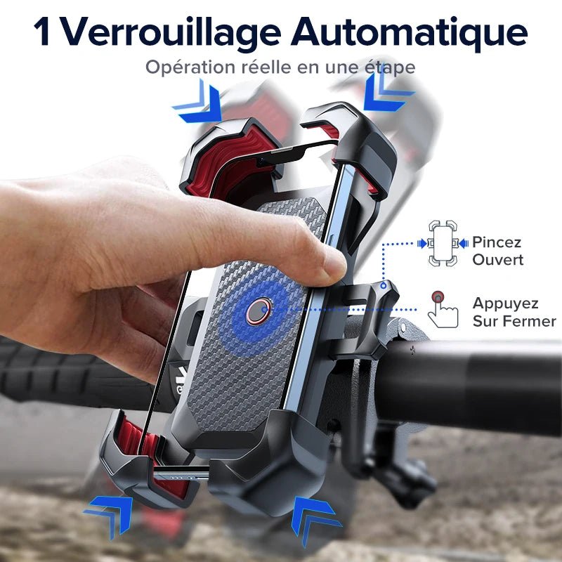 Support telephone moto cross - LE PRATIQUE DU MOTARD