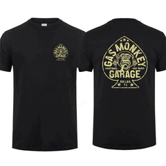 T - shirt Bikers - Gas Monkey As de Pique - LE PRATIQUE DU MOTARD