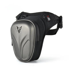Sacoche de jambe moto -Gris Mat - LE PRATIQUE DU MOTARD