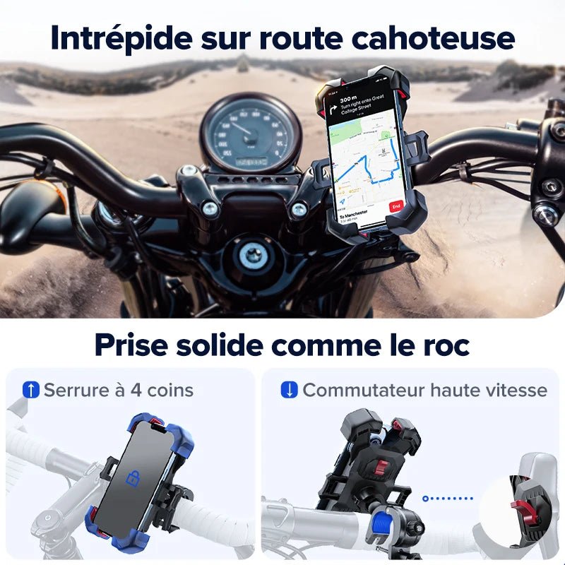 Support telephone moto cross - LE PRATIQUE DU MOTARD