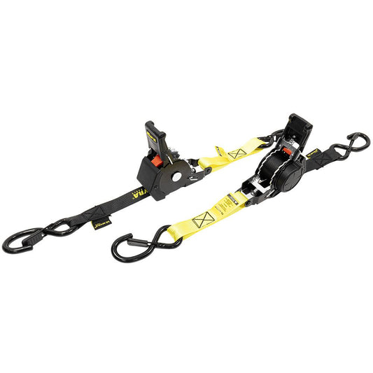 Retractable Straps - 2 Pieces 25mm X 1.8 Meters Resistance 600 Kg