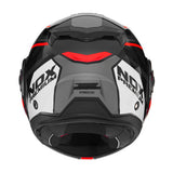 Casque Moto Modulable Spinner Ark Blanc Rouge Noir | NOX - LE PRATIQUE DU MOTARD