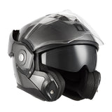 Casque Moto Modulable Spinner Titanium Brosse Mat | NOX - LE PRATIQUE DU MOTARD