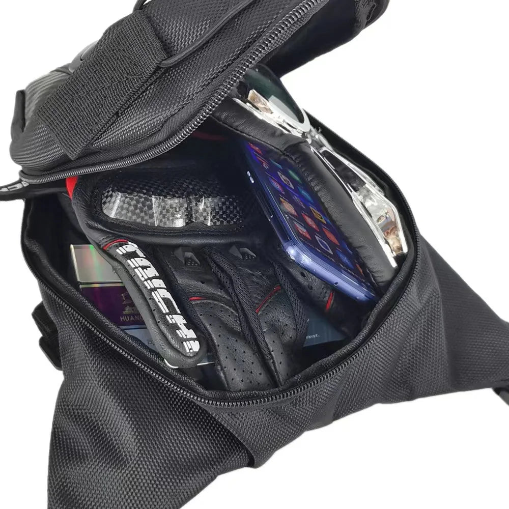 Sacoche de jambe Style dainese - LE PRATIQUE DU MOTARD