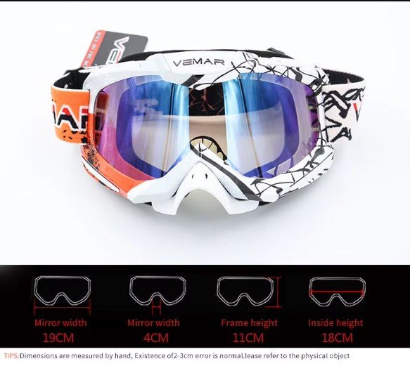 Masque moto cross - VR - TIGER - LE PRATIQUE DU MOTARD