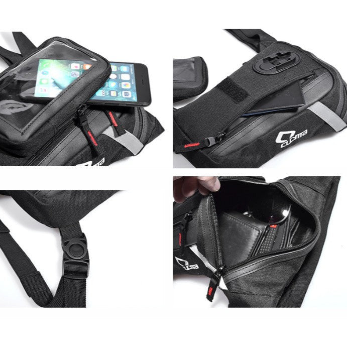 Sacoche de Jambe Moto - X - RIDE - LE PRATIQUE DU MOTARD