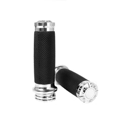 Poignées Harley Davidson universelle Tête de Mort | 22mm - LE PRATIQUE DU MOTARD