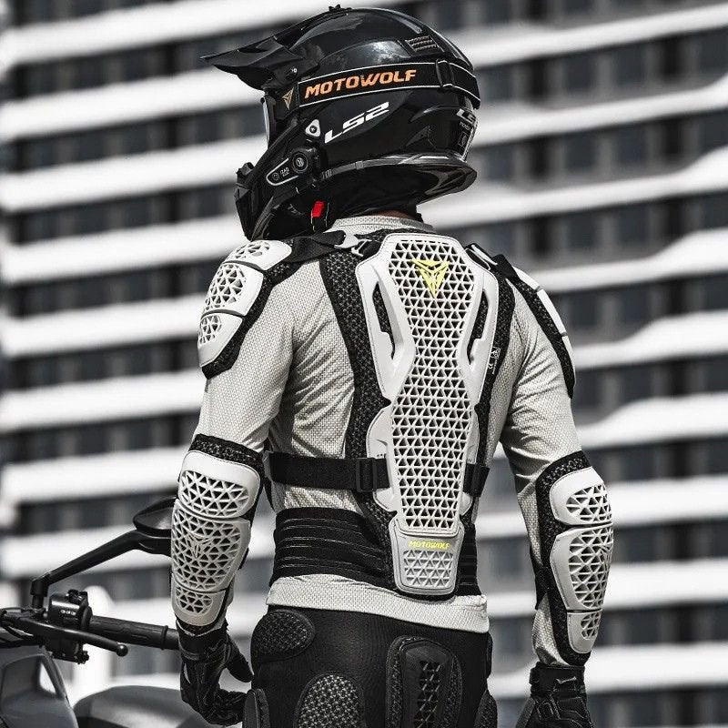 Armure de protection moto Niveau 2 avec dorsale | AxonProtect™ - LE PRATIQUE DU MOTARD