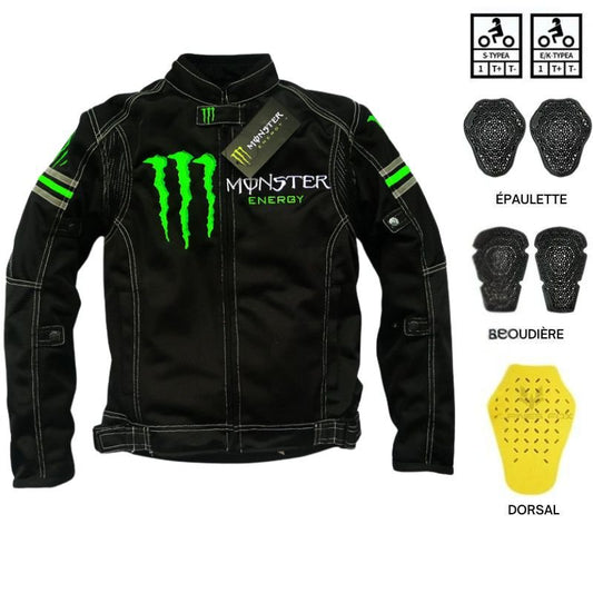 Blouson moto été | Monster - LE PRATIQUE DU MOTARD