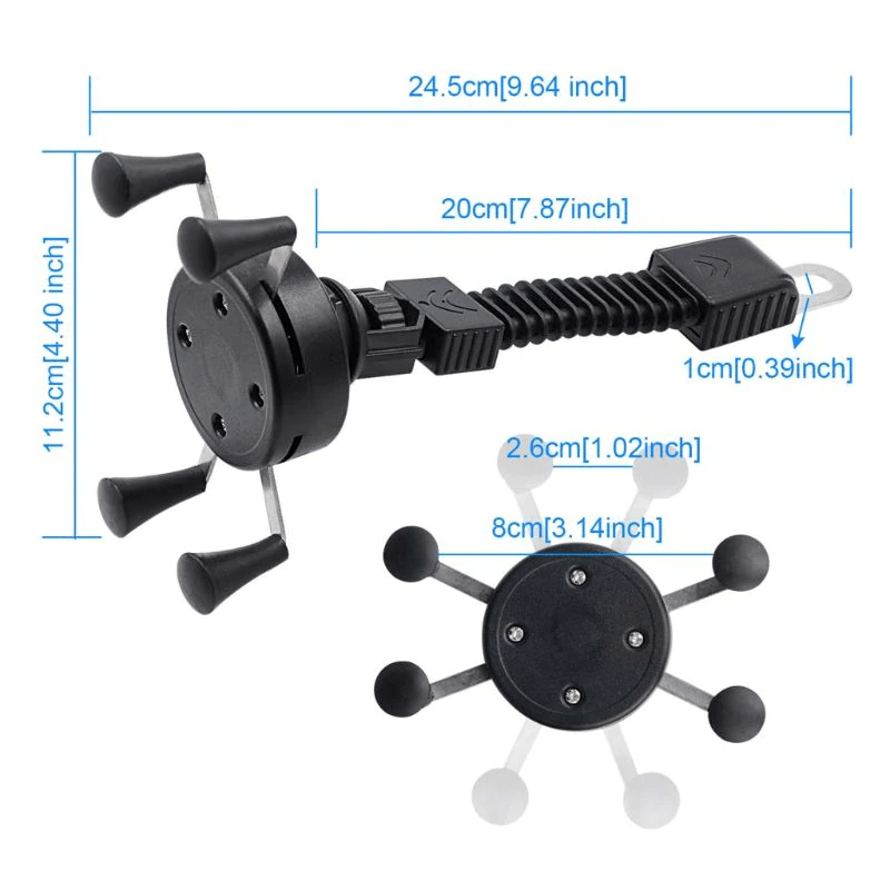 Support de Téléphone Rétroviseur pour Scooter - ScooterView - LE PRATIQUE DU MOTARD