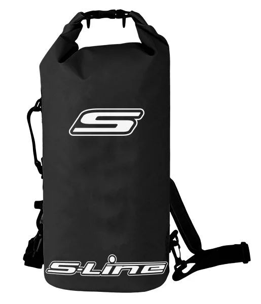 Sac Moto Étanche Noir 25L - Résistant et Élégant